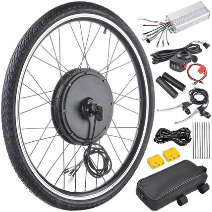 AW Electric Bike Conversion Kit 48V 1000W 26" Front/Rear Wheel Powerful Motor E-