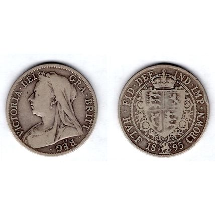 Great Britain. Victoria. Halfcrown 1895. dy15365