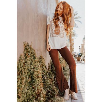 White NASHVILLE MUSIC CITY Graphic Crew Neck Tee