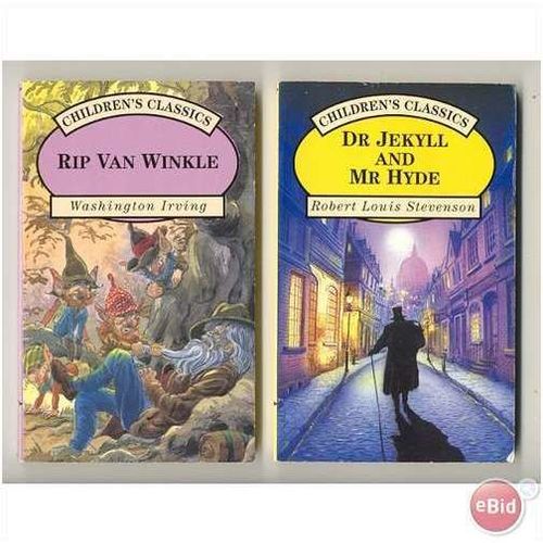 RIP VAN WINKLE/DR JEKYLL & MR HYDE 2 PB BOOKS **GC**