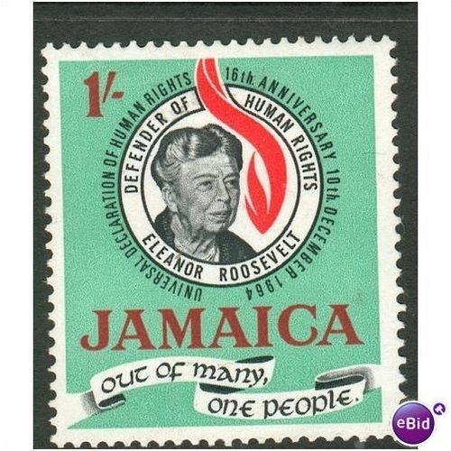 Jamaica stamps 1964 - SG 239 - Eleanor Roosevelt MH