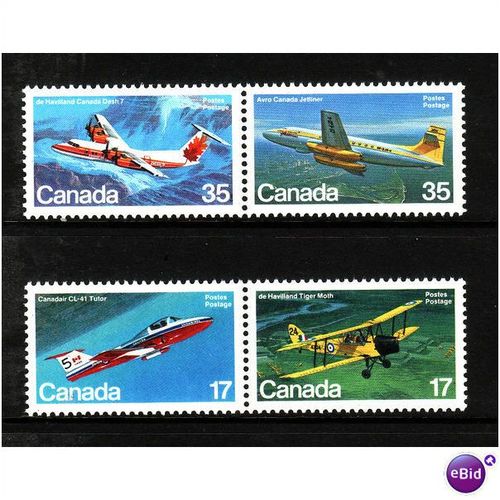 CANADA 1981 AIRCRAFT 3rd SG 1026/1029 SET 4 VALS U/M MINT