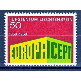 Liechtenstein Europa Cept 1969 postfris