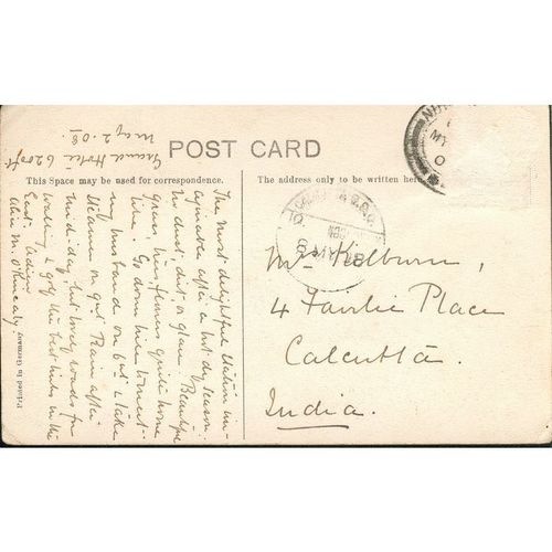 Antique Ceylon (Sri Lanka) PC 1908 - Nuwara Elliya, Ceylon