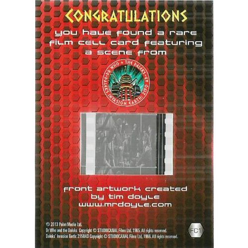 Doctor Who Daleks Invasion Earth 2150AD Film Cell Card FC1 [ Variant A ]