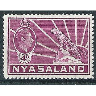 Nyasaland 1938 SG135 4d Bright Magenta Mounted Mint ....