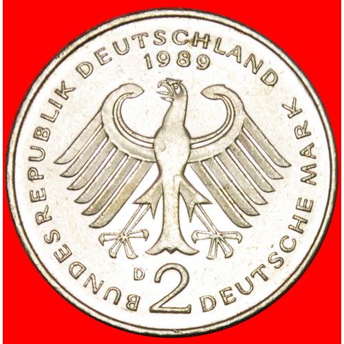 TERRITORY 1949-1979: GERMANY ★ 2 MARKS 1989D! LOW START ★ NO RESERVE!