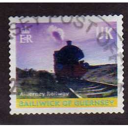 GUE 2001 (UK) 'ALDERNEY RAILWAY ( LITHO)' FINE USED (EBID45-137)