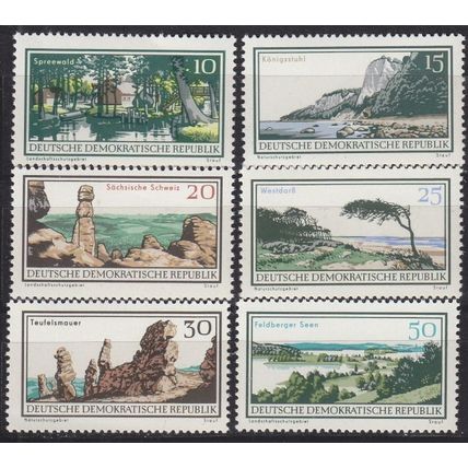 GERMANY DDR [1966] MiNr 1179-84 ( **/mnh ) Landschaft