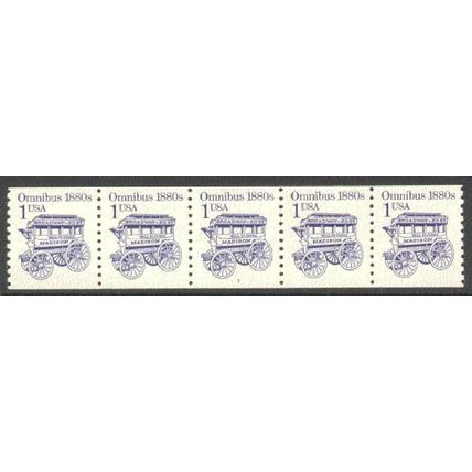 2225b 1c Omnibus Fine MNH Dry Gum PNC 3/5 R0115