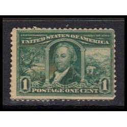 323 1c Robert Livingston Just Clears MDG K1525