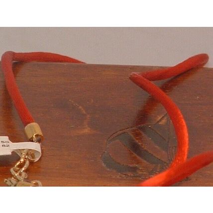 Pre-Owned Carolee Choker Heart Pendant Velvet Necklace