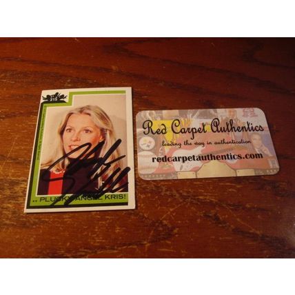 1977 Charlies Angels, Autograph Card, w/COA, CHERYL LADD