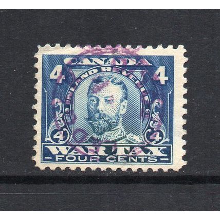 Canada - 4c Blue War Tax, Used