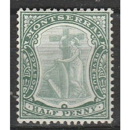 Montserrat 1903 1/ 2d Definitive SG 14 U/Mint