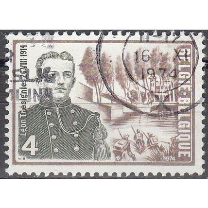 Belgique 1974 Michel 1778 O Cote (2008) 0.25 € Léon Trésignies et Pont Brûlé