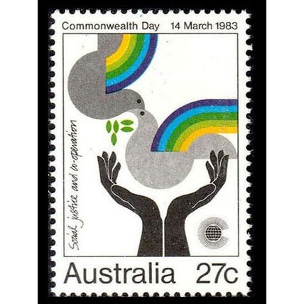 Australia 1983 Commonwealth Day 27c MNH Stamp Social Justice ,