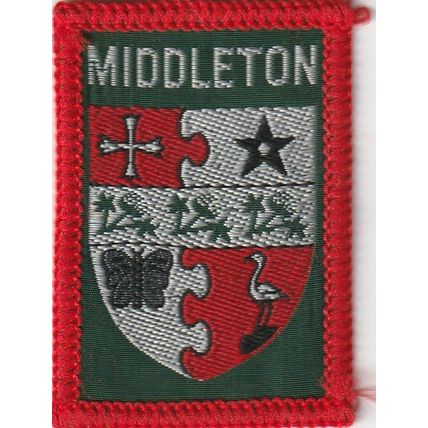 Scout Badge UK - Middleton - Black Back (BZ58)
