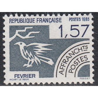 France 1985 Michel 2480 Neuf ** Cote (2008) 1.25 € Février