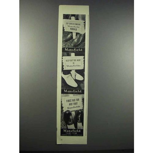 1943 Mansfield Shoes Ad - Cooler Inside