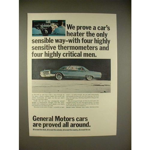 1965 Buick LeSabre Car Ad - We Prove a Car's Heater!