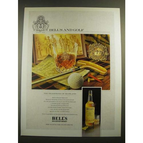 1988 Bell's Scotch Ad - Bell's And Golf
