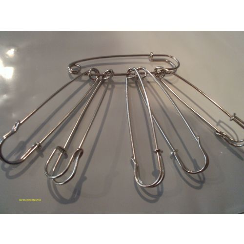 6 pieces 3" Extra Large Safety Pins Sewing Shop Hobbies Display Keys Fabric New