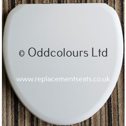 Villeroy & Boch Pure Stone Resin Replica Seat in EDELWEISS + Soft Close hinges