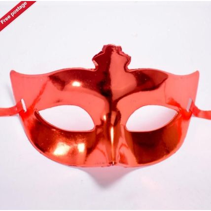 12PCS Prom Mardi Gras Assorted Metallic Plastic Eye Masks Costume Party Masks UK
