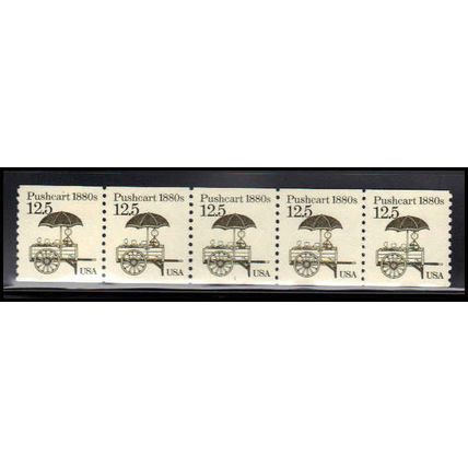 2133 12.5c Pushcart Very Fine MNH Dry Gum PNC 1/5 X2166