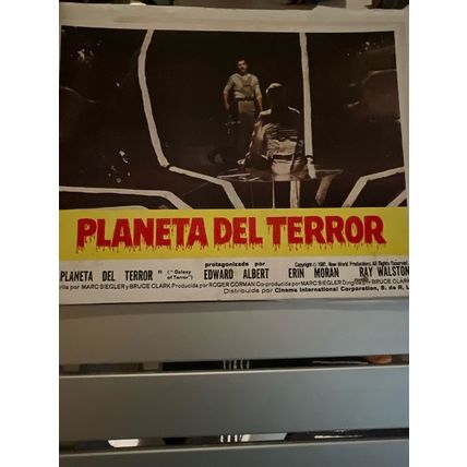 Galaxy Of Terror..Edward Albert/Erin Moron...Mexican LOBBY CARD
