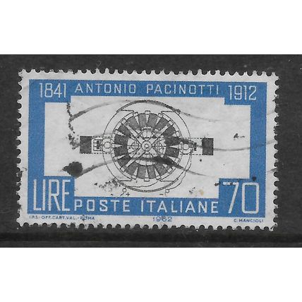 ITALY 1962 ANTONIO PACINOTTI 70L BLACK AND BLUE SG 1073 FINE USED #