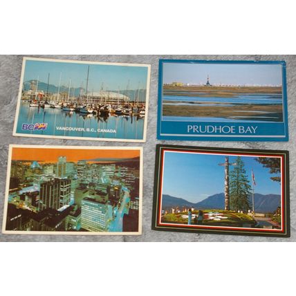 Lot of 20x Scenic Postcards Canada Usa WW Unused