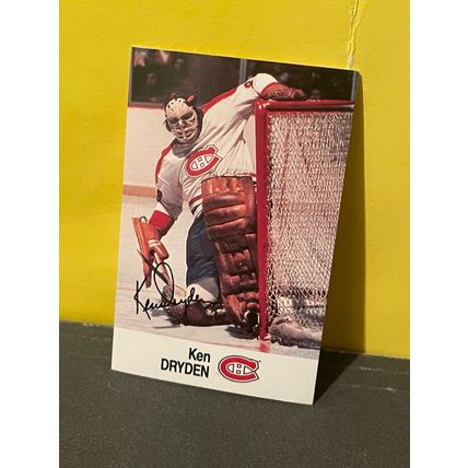 1988/89 ESSO,KEN DRYDEN,ALL-STAR COLLECTION STICKER,CANADIENS