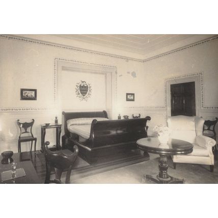 Giant Bedroom Heraldry Shield Sao Miguel Acores Pedro Hotel Postcard
