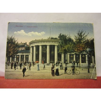 ELISENBRUNNEN, AACHEN,, GERMANY unused antique postcard (a) /