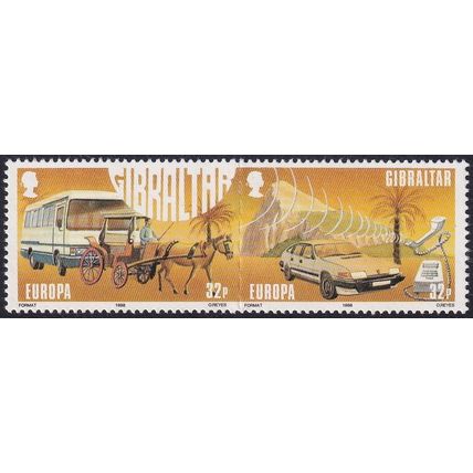 Gibraltar 1988 SG 590-1 UMM - Europa/CEPT (G-192)