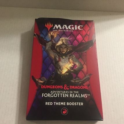 New Magic the Gathering Dungeons & Dragons Forgotten Realms Red Theme 35 Cards