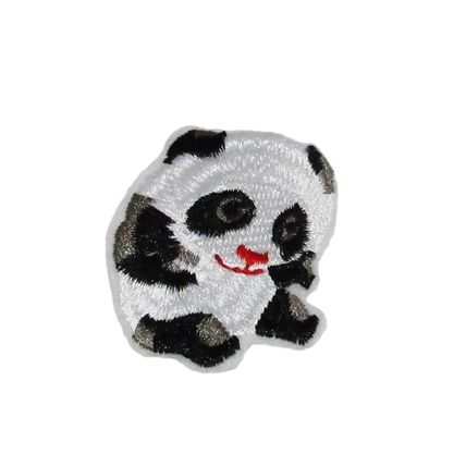 Iron On Embroidered Patch Sew Badge Cute Panda Patches Animal Crafts P101