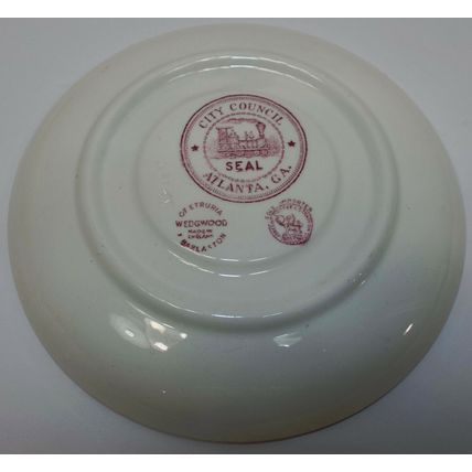 WEDGWOOD Etruria Resurgens City Council Atlanta 1942 TEA CUP SAUCER SET 5 of 48