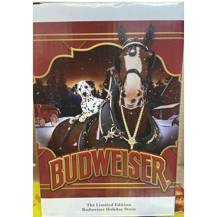 2022 Budweiser Holiday Stein “ BEST BUDS” Holiday Mug series NEW ! Free Ship
