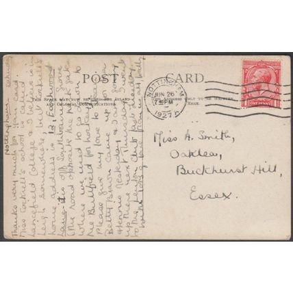 Porter Glen Lodge, Sheffield, Yorkshire, 1927 - M&S RP Postcard
