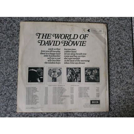 David Bowie – The World Of David Bowie (SPA58) 1970 (LP)