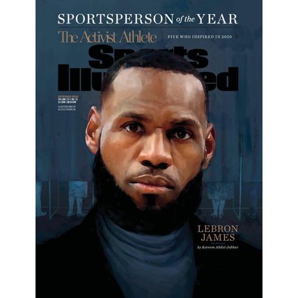 SPORTS ILLUSTRATED-DECEMBER 2020-LEBRON JAMES-FAST SHIPPING
