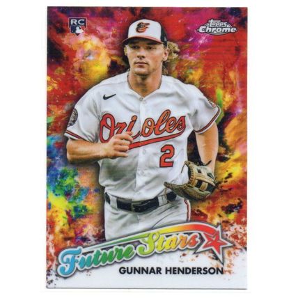 TOPPS CHROME FUTRE STAR GUNNAR HENDERSON ROOKIE REFRACTOR