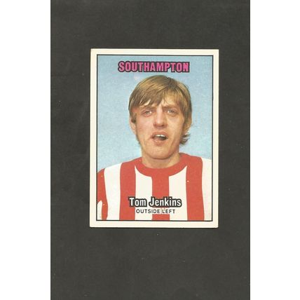 A&BC Orange Back Football 1970-71 #33 Tom Jenkins Southampton