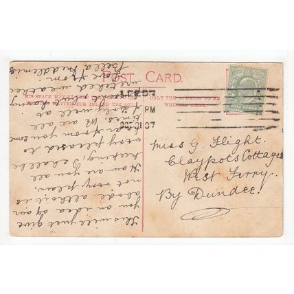 Cragg Wood Rawdon Postcard 1907 Leeds West Yorkshire