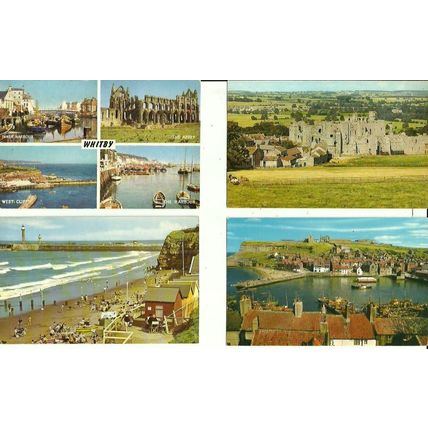 Yorkshire WHITBY Twelve 1960's-1970's Postcards (Various Publishers)