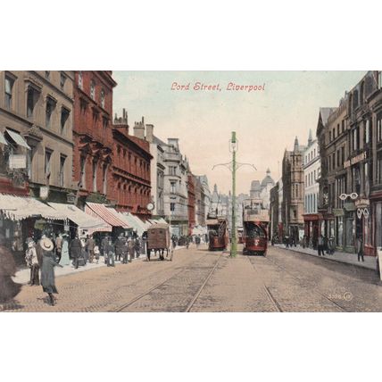 E214 LIVERPOOL -LORD STREET. TRAMS