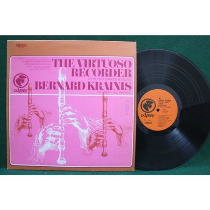 Krainis & Baroque En. - Virtuoso Recorder-Folk Dances To Blues - 32 16 0144 - EX